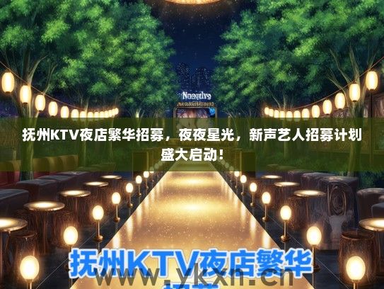 抚州KTV夜店繁华招募，夜夜星光，新声艺人招募计划盛大启动！
